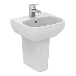 Ideal Standard i.Life A 400mm 1TH Handrinse Basin + Semi Pedestal