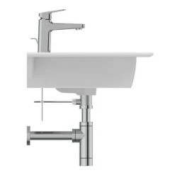 Ideal Standard i.Life A 1TH Wall Hung Basin + Chrome Bottle Trap -Cheap Basins Store ISILA84WH D3 460