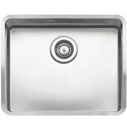 Reginox Kansas 50x40 1.0 Bowl Stainless Steel Kitchen Sink 5 Reginox Kansas 50x40 1.0 Bowl Stainless Steel Kitchen Sink -Cheap Basins Store KANSAS50X40L D2 460