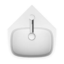 Crosswater Kai S 1TH Corner Basin - KLSC01SCW