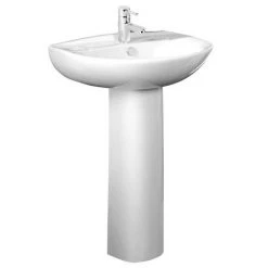 Tavistock Micra 565mm Ceramic Basin & Pedestal