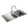Rangemaster Manhattan 1.5 Bowl Stainless Steel Kitchen Sink