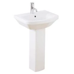 Mere - Amor Washbasin 1TH with full pedestal