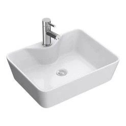 Nuie Tide Counter Top Vessel 1TH - 485 x 374mm - NBV119 -Cheap Basins Store NBV119 d1 460