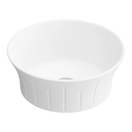 Nuie Round 360mm Sit-On Countertop Vessel Basin - NBV167 2 Nuie Round 360mm Sit-On Countertop Vessel Basin - NBV167 - Image 2