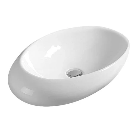 Hudson Reed Oval 490mm Countertop Vessel Basin - NBV168 1 Hudson Reed Oval 490mm Countertop Vessel Basin - NBV168
