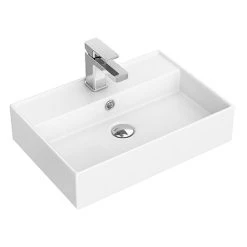 Hudson Reed Rectangular 500 x 350mm Countertop Vessel Basin - NBV178