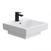 Novus 510 x 500mm Square Ceramic Counter Top Basin - 1 Tap Hole