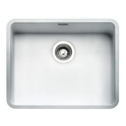 Reginox Ohio 50x40 1.0 Bowl Stainless Steel Kitchen Sink - White