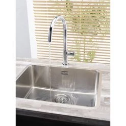 Reginox Ohio 50x40 1.0 Bowl Stainless Steel Kitchen Sink 7 Reginox Ohio 50x40 1.0 Bowl Stainless Steel Kitchen Sink -Cheap Basins Store OHIO50X40L D3 460