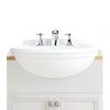 Heritage Claverton Medium Semi-Recessed Basin