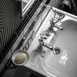 Heritage - Granley Deco 2TH Basin & Pedestal 7 Heritage - Granley Deco 2TH Basin & Pedestal -Cheap Basins Store PGDW05 PGRW09 D3 460