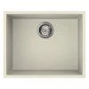 Reginox Quadra 105 1.0 Bowl Undermount Granite Kitchen Sink - Cream