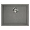 Reginox Quadra 105 1.0 Bowl Undermount Granite Kitchen Sink - Titanium