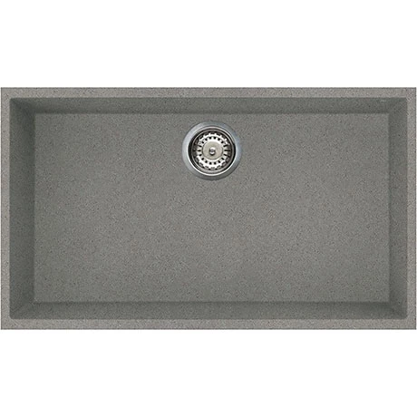 Reginox Quadra 130 1.0 Bowl Undermount Granite Kitchen Sink - Titanium 1 Reginox Quadra 130 1.0 Bowl Undermount Granite Kitchen Sink - Titanium