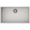 Reginox Quadra 130 1.0 Bowl Undermount Granite Kitchen Sink - White
