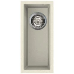 Reginox Quadra 50 1.0 Bowl Undermount Granite Kitchen Sink - Cream