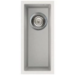 Reginox Quadra 50 1.0 Bowl Undermount Granite Kitchen Sink - White