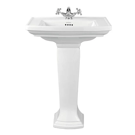 Imperial Radcliffe 600mm Medium Basin + Full Pedestal 1 Imperial Radcliffe 600mm Medium Basin + Full Pedestal