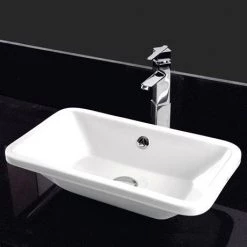 RAK Chameleon 560mm Counter Top Basin with Chrome Overflow Kit -Cheap Basins Store RAK Chameleon 560mm Counter Top Basin with Chrome Overflow Kit detail1 460