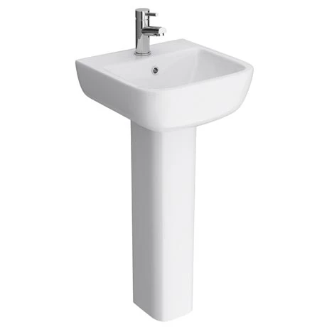 RAK Series 600 40cm Basin With Full Pedestal 1 RAK Series 600 40cm Basin With Full Pedestal