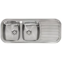 Reginox Regent 30 Lux 2.0 Bowl Stainless Steel Inset Kitchen Sink