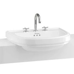 Burlington Riviera 580mm Semi-Recessed Basin