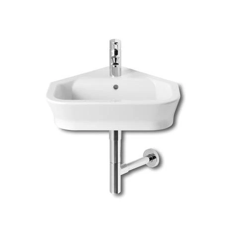 Roca - The Gap 480mm wall mounted corner basin - 1 tap hole - 32747R000 1 Roca - The Gap 480mm wall mounted corner basin - 1 tap hole - 32747R000
