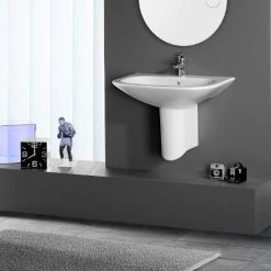 Roca Nexo Wall-hung 1TH Basin -Cheap Basins Store Roca Nexo Wall hung 1TH Basin d4 460