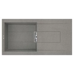 Reginox Smart 480 1.0 Bowl Granite Kitchen Sink - Titanium