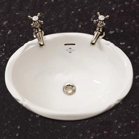 Silverdale Victorian Inset Basin (510mm Wide - 0 Tap Hole) 1 Silverdale Victorian Inset Basin (510mm Wide - 0 Tap Hole)