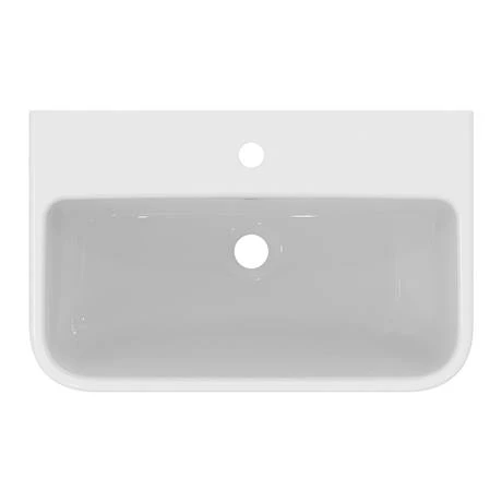 Ideal Standard i.Life S 600mm Compact 1TH Washbasin - T458301 2 Ideal Standard i.Life S 600mm Compact 1TH Washbasin - T458301 - Image 2