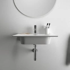Ideal Standard i.Life A 640mm 1TH Wall Hung/Vanity Washbasin - T461901 -Cheap Basins Store T461901 D4 460