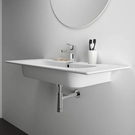 Ideal Standard i.Life A 1040mm 1TH Wall Hung/Vanity Washbasin - T462101 5 Ideal Standard i.Life A 1040mm 1TH Wall Hung/Vanity Washbasin - T462101 - Image 5