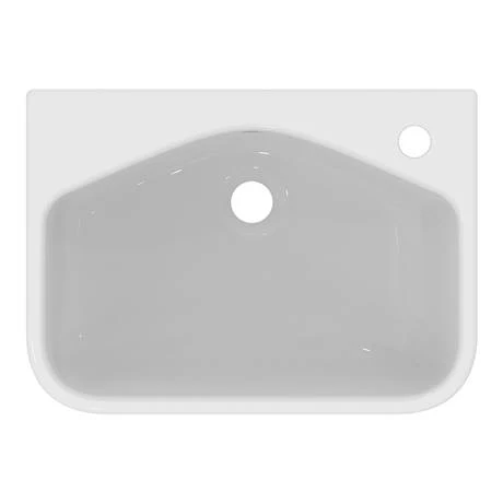 Ideal Standard i.Life S 500mm 1TH Semi-Recessed Basin 2 Ideal Standard i.Life S 500mm 1TH Semi-Recessed Basin - Image 2