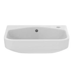 Ideal Standard i.Life S 500mm 1TH Semi-Recessed Basin 7 Ideal Standard i.Life S 500mm 1TH Semi-Recessed Basin -Cheap Basins Store T519501 D3 460