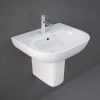 RAK Tonique 55cm 1TH Basin + Half Pedestal