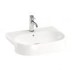 Britton Bathrooms Trim 500mm 1TH Semi-Recessed Basin
