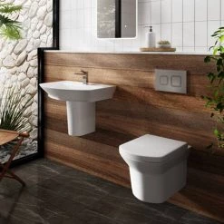 Hudson Reed Maya Basin 1TH + Semi Pedestal (3 Size Options) 7 Hudson Reed Maya Basin 1TH + Semi Pedestal (3 Size Options) -Cheap Basins Store UABSP d3 460