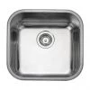 Rangemaster Atlantic Classic UB40 Stainless Steel Undermount Kitchen Sink 460 x 440mm
