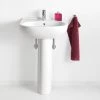 Villeroy and Boch O.novo 1TH Basin + Full Pedestal