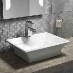Riviera Counter Top Basin 1TH - 490 x 390mm