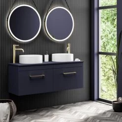 Sahara 405mm Round Counter Top Basin 0TH -Cheap Basins Store VES093 d4 460