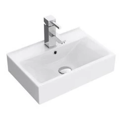 Kyoto Rectangular Basin 1TH - 450 x 310mm -Cheap Basins Store VES101 dt2 460