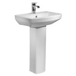 Tavistock Vibe 550mm Ceramic Basin + Pedestal
