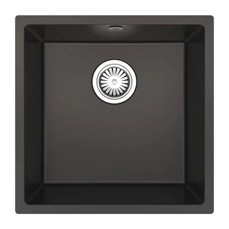 Venice 1.0 Bowl Matt Black Undermount Composite Kitchen Sink 2 Venice 1.0 Bowl Matt Black Undermount Composite Kitchen Sink - Image 2