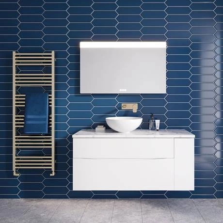 Crosswater Circus 400mm Countertop Basin White - CT4084UCW 2 Crosswater Circus 400mm Countertop Basin White - CT4084UCW - Image 2