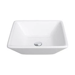 600 x 450mm White Shelf with Lazio Basin -Cheap Basins Store WSVES983 d2 460