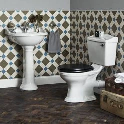 Bayswater Porchester Traditional 1TH Basin & Full Pedestal 5 Bayswater Porchester Traditional 1TH Basin & Full Pedestal -Cheap Basins Store lifetsyle porchester 1 460